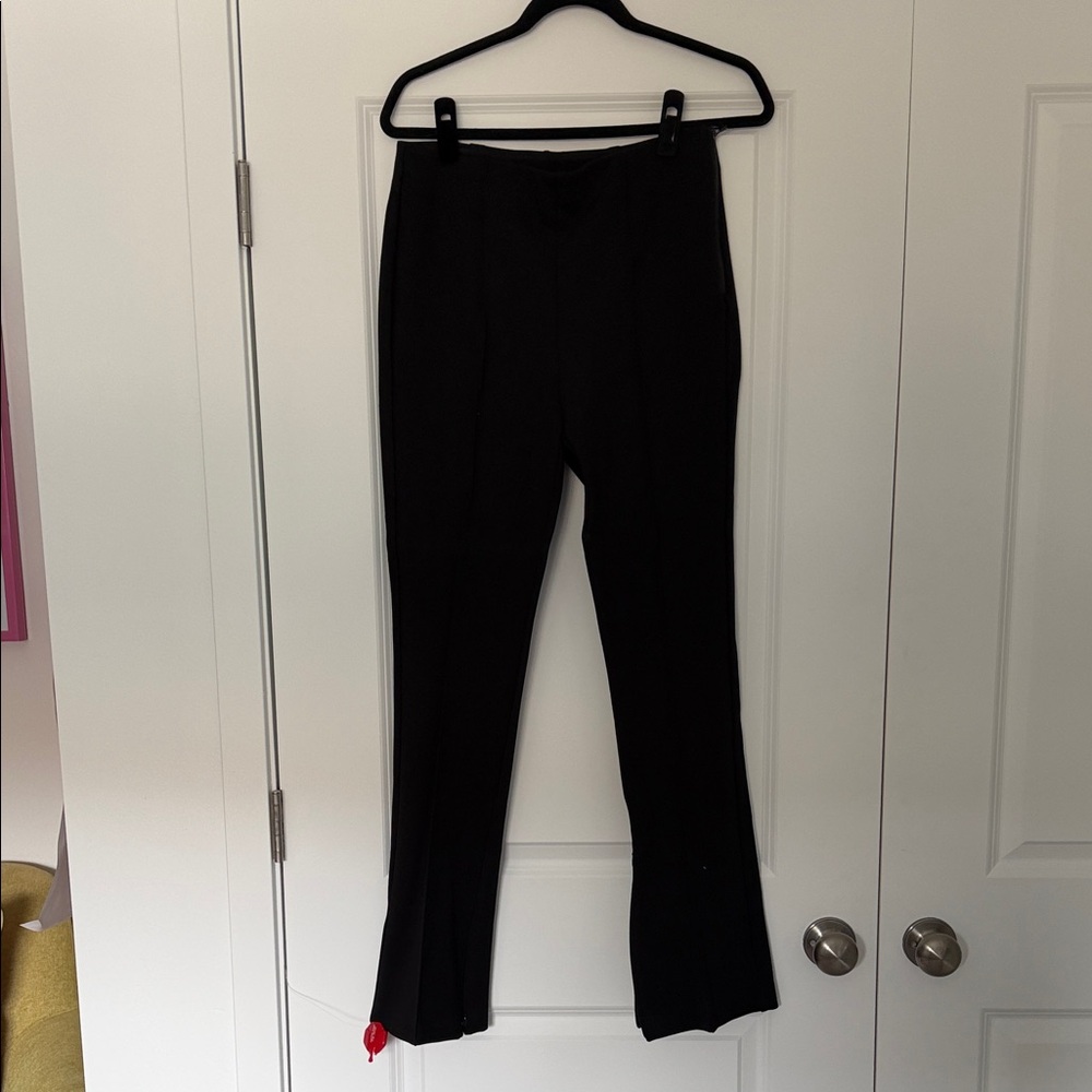 NWT Elie Tahari Black Boot-Cut Ponte Pants
